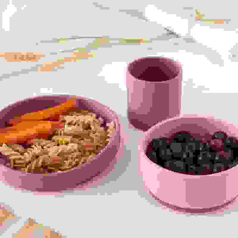 Kiokids Vajilla de Silicona con ventosa 3 piezas
