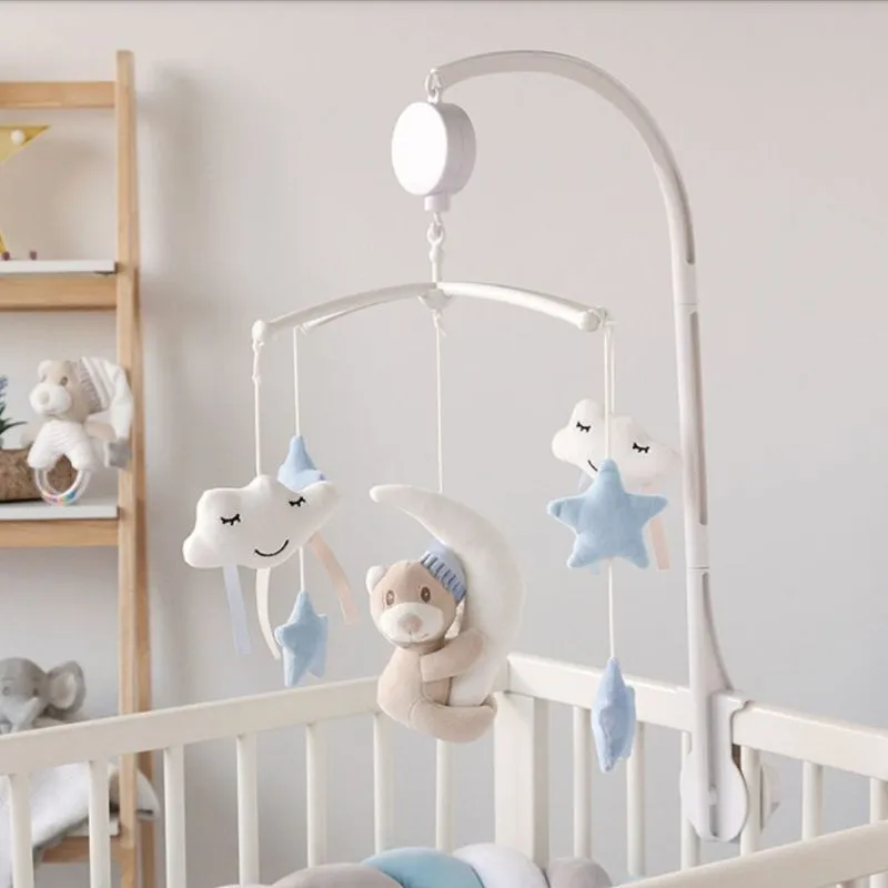 Kiokids Móvil carrusel musical para cuna
