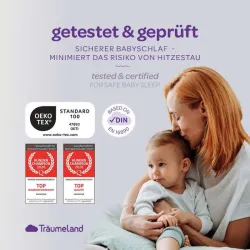 Träumeland Colchón Air | Colchón Transpirable para Cuna Colecho