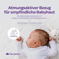 Träumeland Colchón Air | Colchón Transpirable para Cuna Colecho