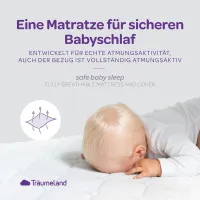 Träumeland Colchón Air | Colchón Transpirable para Cuna Colecho