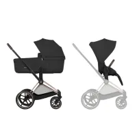 Cybex Priam Comfort Collection Duo 2026_Sepia Black_chasis Rosegold