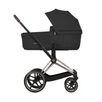 Cybex Priam Comfort Collection Duo 2026_Sepia Black_chasis Rosegold