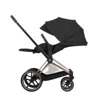 Cybex Priam Comfort Collection Duo 2026_Sepia Black_chasis Rosegold