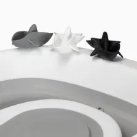 Twistshake Bañera plegablecon soporte Blanco