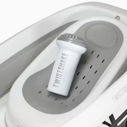 Twistshake Bañera plegablecon soporte Blanco