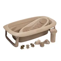Twistshake Bañera plegablecon soporte Beige