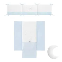 Bimbidreams Edredón con Protector cuna Oso Polar + Cojin