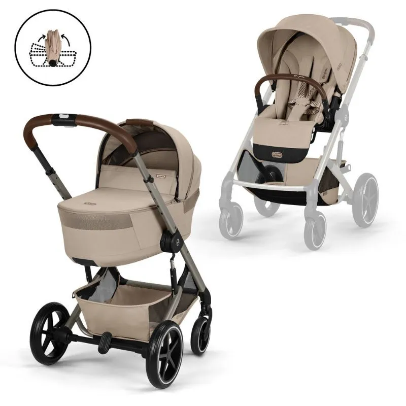 Cybex Balios S Lux Cochecito Dos Piezas 2026 Almond Beige