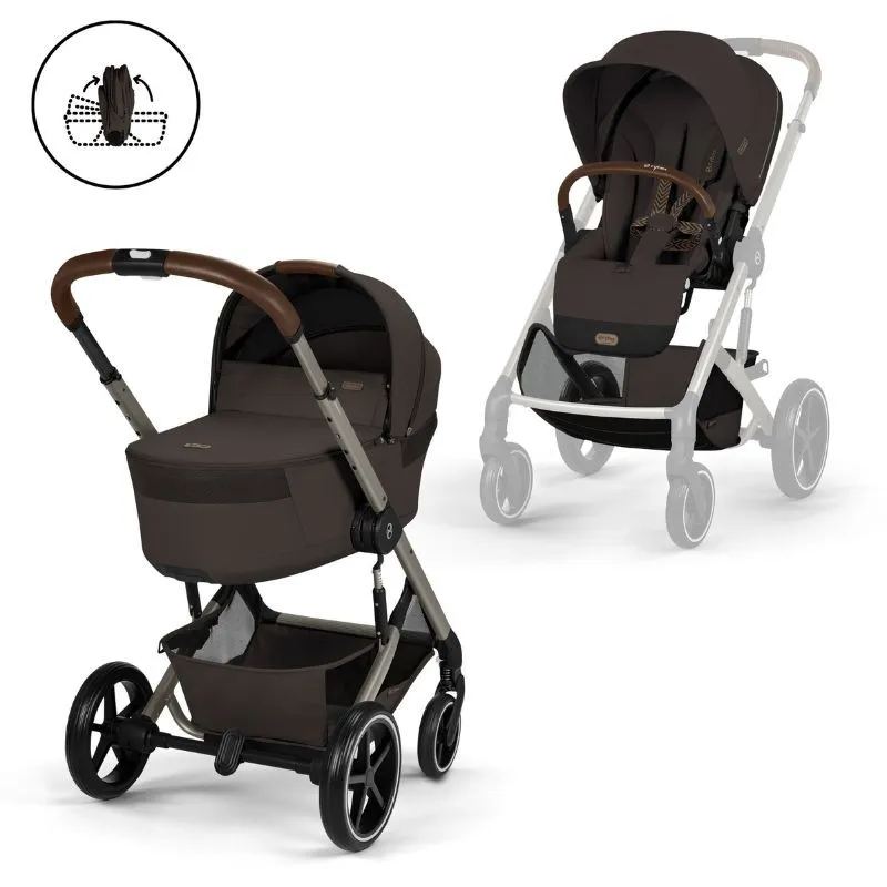Cybex Balios S Lux Cochecito Dos Piezas 2026 Chocolate Brown