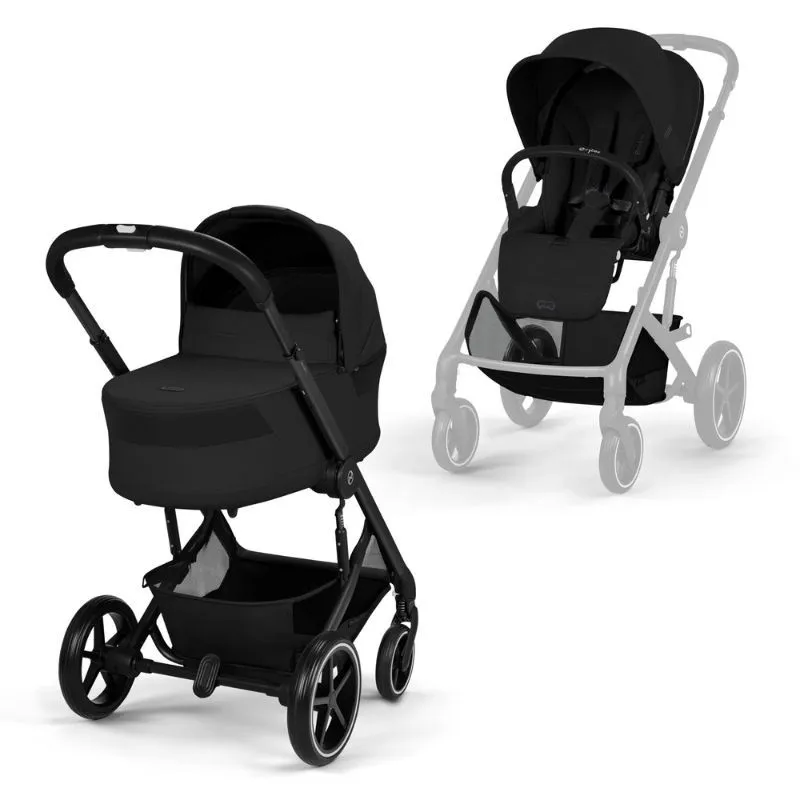 Cybex Balios S Lux Cochecito Dos Piezas 2026 Moon Black
