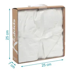 Kiokids Manta para bebés con estrellas en relieve