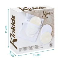 Kiokids Discos de Lactancia Reutilizables 6 Uds