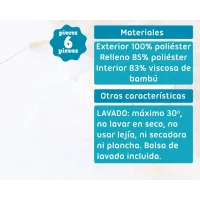 Kiokids Discos de Lactancia Reutilizables 6 Uds