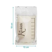 Kiokids Bolsas de almacenamiento de leche materna 25 un