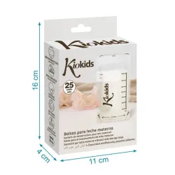 Kiokids Bolsas de almacenamiento de leche materna 25 un