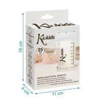Kiokids Bolsas de almacenamiento de leche materna 25 un