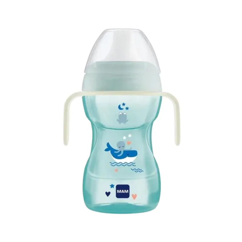 MAM Taza Antiderrame de Aprendizaje 270 ml Azul