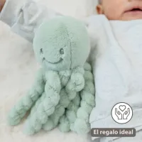 Nattou Doudou peluche pulpo Lapidou - 22 cm Verde