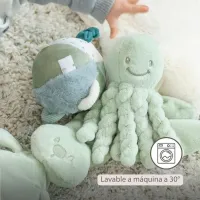 Nattou Doudou peluche pulpo Lapidou - 22 cm Verde