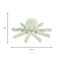 Nattou Doudou peluche pulpo Lapidou - 22 cm Verde