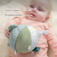 Nattou Pelota de peluche Lapidou - 15 cm Verde