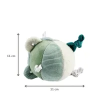 Nattou Pelota de peluche Lapidou - 15 cm Verde