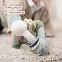 Nattou Pirámide de actividades suave Lapidou - 20 cm Verde