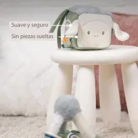 Nattou Cubo de actividades suave Lapidou - 18 cm Verde