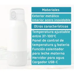 Kiokids Calentador y Hervidor digital portátil - 500ml