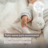 Nattou Doudou conejo Lapidou - 27 x 27 cm Sand