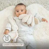 Nattou Doudou conejo Lapidou - 27 x 27 cm Sand