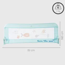 Olmitos Friendly Barrera Cama Nido 150 cm | Seguridad Infantil