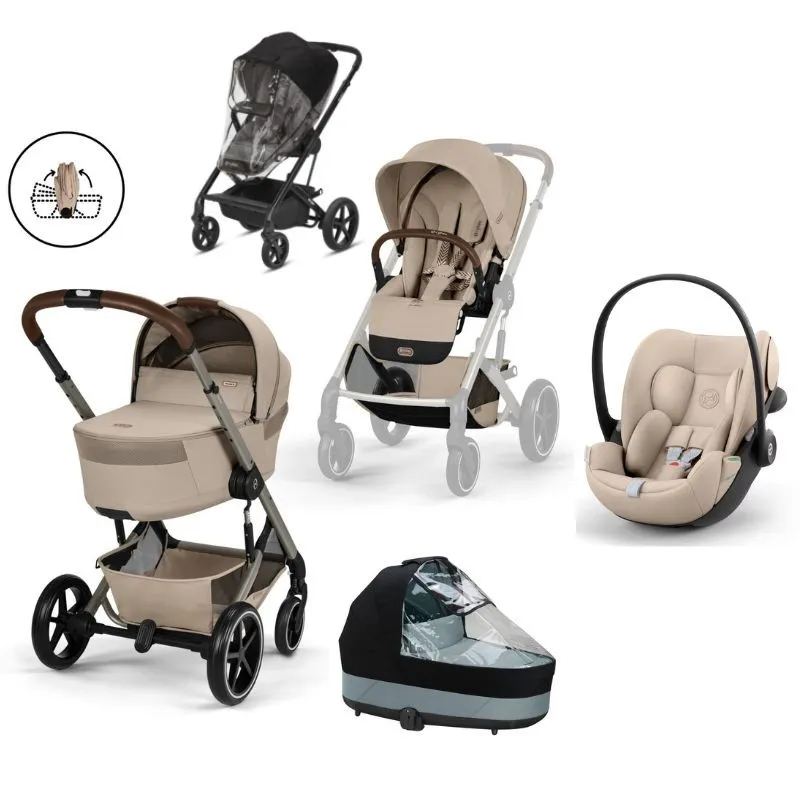 Pack Promo L: Cybex Balios S Lux | Cochecito 3 en 1 + Capazo Plegable + Cloud G3