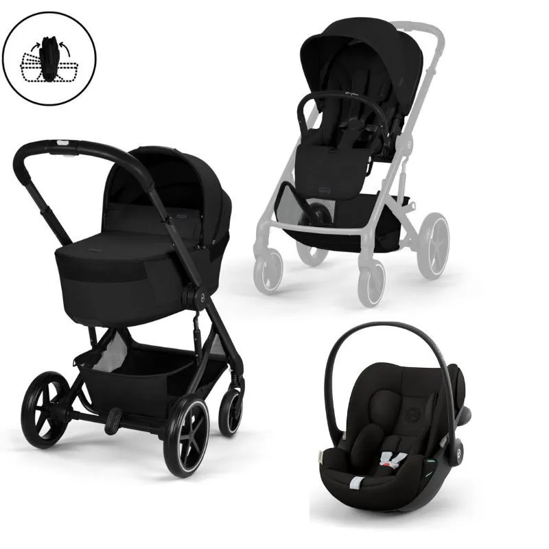 Pack Promo S: Cybex Balios S Lux | Cochecito 3 en 1 + Capazo Plegable + Cloud G3