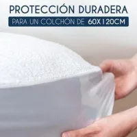 La Cigüeña Protector de Colchón Impermeable de Rizo 120 × 60 cm