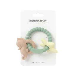 Nenina & Co Mordedor de Silicona Orgánica para Bebé (+3 meses)