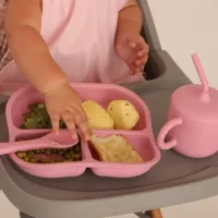 Nenina & Co Vajilla BLW de Silicona con Ventosas – 9 Piezas