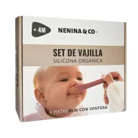 Vajilla BLW Nenina & Co de Silicona con Ventosas 9 Piezas
