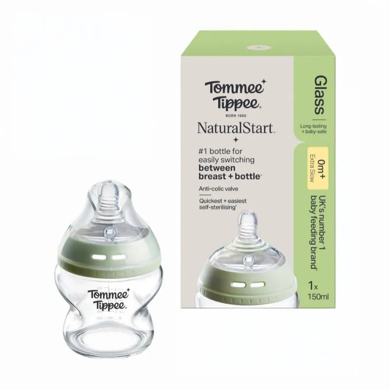 Tommee Tippee Biberón Natural Start Cristal