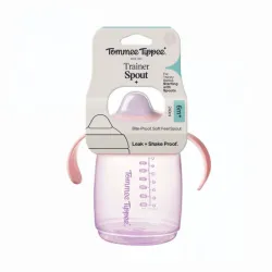Tommee Tippee Trainer Spout Taza de aprendizaje 240 ml Rosa