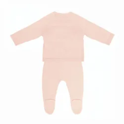 Bimbidreams Margot Conjunto Jubón y Polaina 0-1 meses Rosa