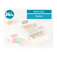 KIOKIDS Caja Registradora de Madera