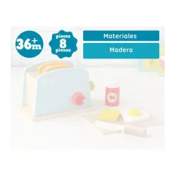 KIOKIDS Tostadora de Madera