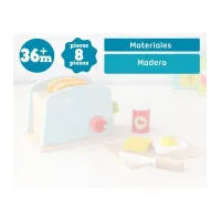 KIOKIDS Tostadora de Madera