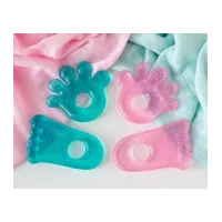 Mordedor Frio Pie o Mano ROSA o AZUL