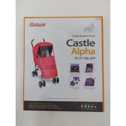 Plástico lluvia y frío Manito CASTLE ALPHA Rojo