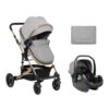 Kikka Boo Amaia Cochecito trío convertible GrisClaro