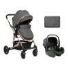 Kikka Boo Amaia Cochecito trío convertible GrisOscuro