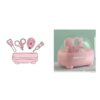 Kikkaboo set manicura con estuche color rosa